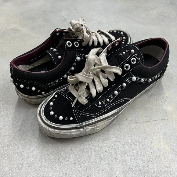 Vans Men's Size 7.5 OTW Old Skool 36 Pearlized Pack Black - Used - Picture 1 of 8